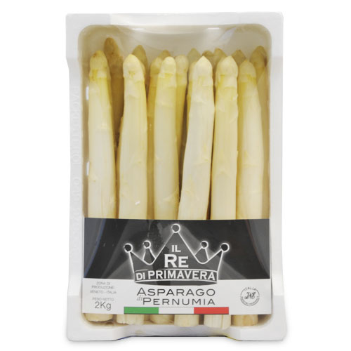 White Asparagus - 22+ caliber Pack 2kg - Farm Baraldo Luigino - Padua Pernumia