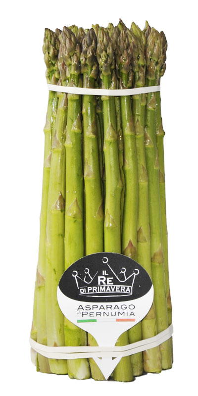 Asparagi Verdi - calibro 10+ Mazzo da 1kg - Azienda Agricola Baraldo Luigino - Pernumia Padova