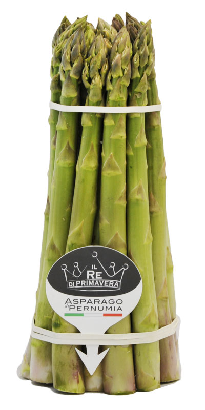 Asparagi Verdi - calibro 22+ Mazzo da 1kg - Azienda Agricola Baraldo Luigino - Pernumia Padova